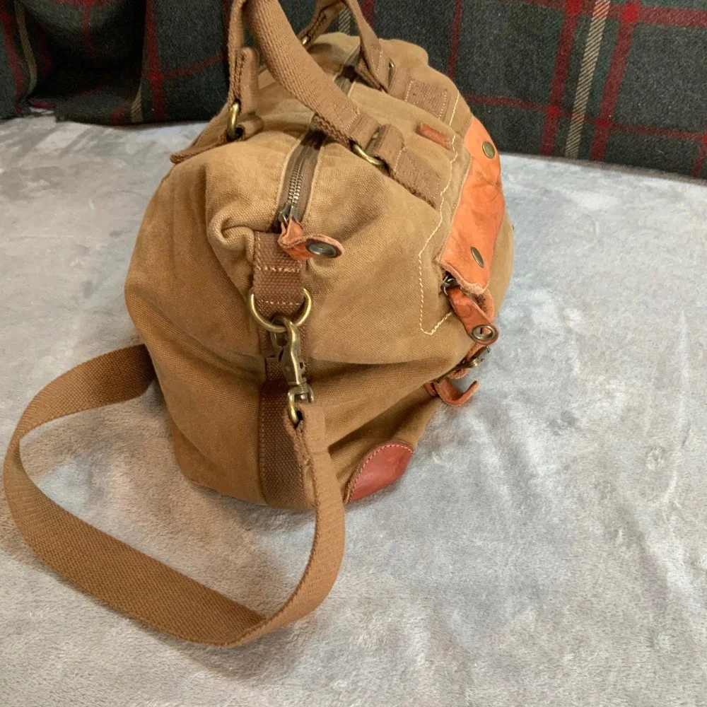 Rare Bed Stu Messenger Bag Canvas/Leather Townsend Shoulder Bag Travel